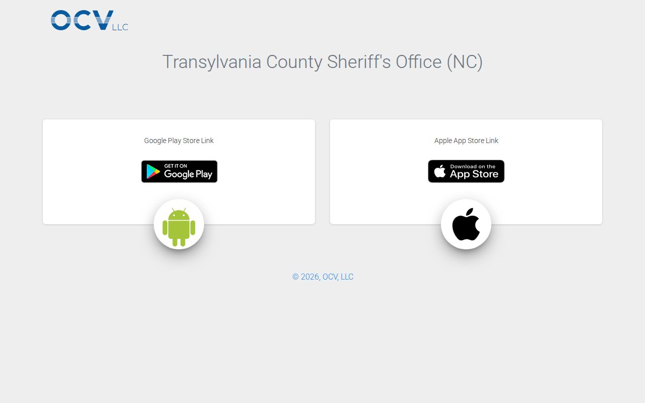 Transylvania County arrest history sheriff mobile access